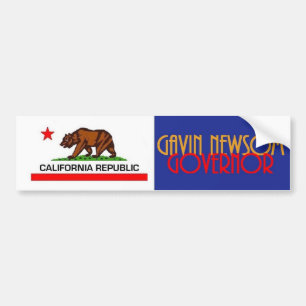 Gouverneur van Gavin NEWSOM 2018 Bumpersticker