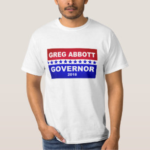 Gouverneur van Greg Abbott Texas 2018 T-shirt