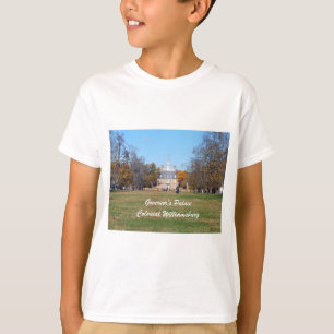 Gouverneur's paleis, koloniaal Williamsburg T-shirt