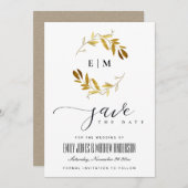 GOUW GOLD FAUNA WATERVERF WREATT DE DATUM OP KAART (Voorkant / Achterkant)