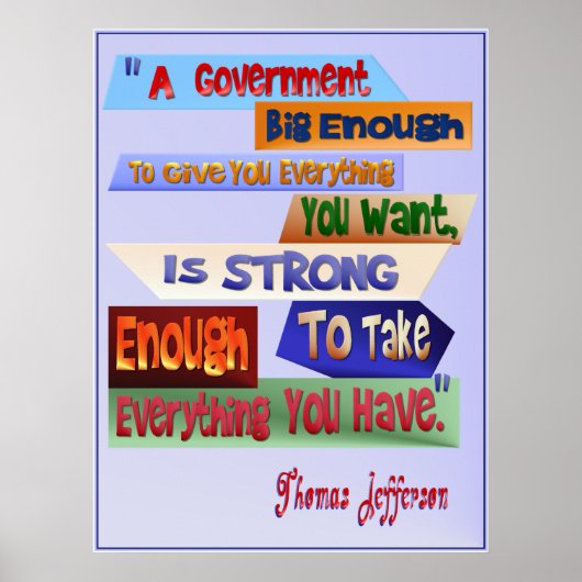 Gov Big Enuff Poster (Voorkant)