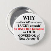 Gov. DeSantis en NJ Ronde Button 7,6 Cm (Voorkant /achterkant)