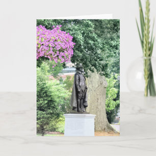 Gov William Bradford monument in zomer Kaart