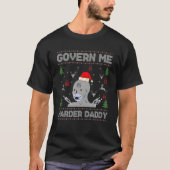 Govern Me Harder Daddy Ugly Sweat de Noël (Devant)