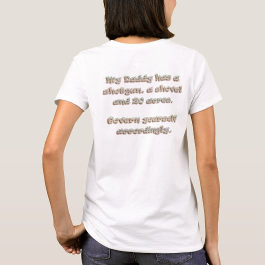 Govern Yourself En Conséquence T-shirt (Dos)