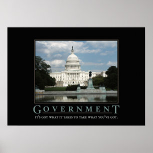 Government Motivatie Parody Print
