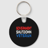 Government Shutdown Veteran  Sleutelhanger (Voorkant)