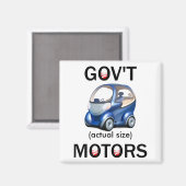 GOV'T MOTORS MAGNEET (Voorkant / Achterkant)