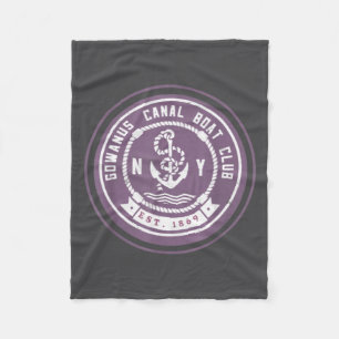 Gowanus C Boat Club Grappig Brooklyn New York Dus  Fleece Deken