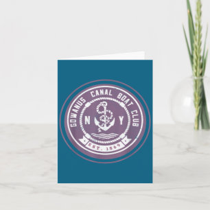 Gowanus C Boat Club Grappig Brooklyn New York Dus Kaart