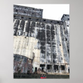 Gowanus Canoe in Grain Terminal Poster (Voorkant)