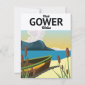 Gower Wales reisposter (Voorkant)
