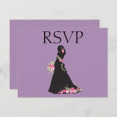 Gown de mariée violette RSVP (Devant / Derrière)