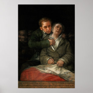 Goya - Bijgewoond door Arrieta 1820 Poster