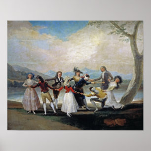 Goya - Blind mans buffetten 1788 Poster
