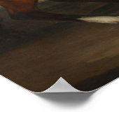 Goya - een bewust portret van koning Fernando VII Poster (Hoek)