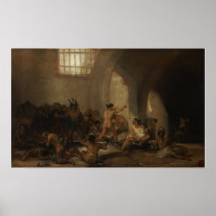 Goya - Gekkenhuis 1812 Poster