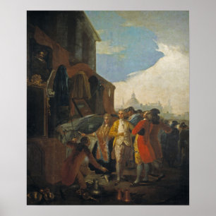 Goya - Kermis in Madrid 1778 Poster