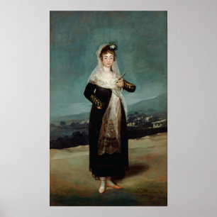 Goya - marquise van santiago 1804 poster