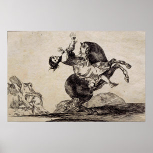 Goya - Paard ontvoeren 1823 Poster