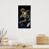 Goya: Saturnus die zijn zoon verlost Poster (Keuken)