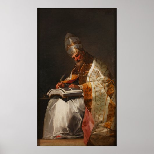 Goya - St. Gregorius de Grote 1797 Poster (Voorkant)