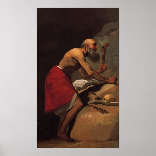 Goya - St. Jerome 1798 Poster (Voorkant)