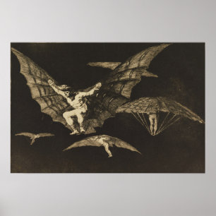 Goya - vliegroute 1823 poster