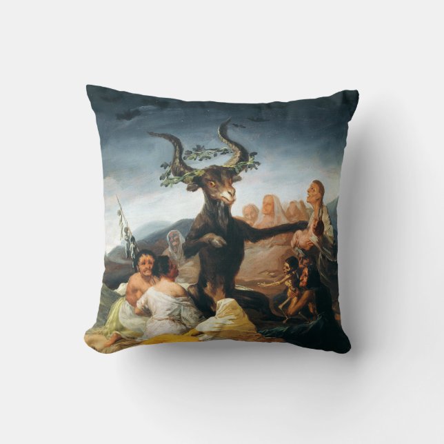 Goya Witches Sabbat Pillow Kussen (Voorkant)