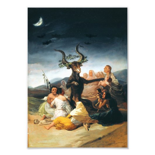 Goya Witches Sabbat Print Foto Afdruk (Voorkant)