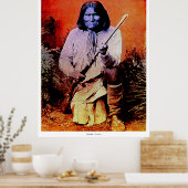 Goyathlay ~ Geronimo Poster (Keuken)