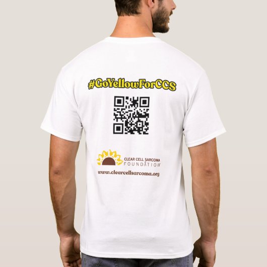 #GoYellowForCCS - Oma Tshirt (Achterkant)