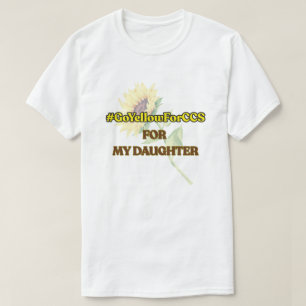 #GoYellowForCCS - T-shirt fille