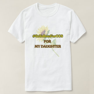 #GoYellowForCCS - T-shirt fille