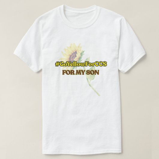#GoYellowForCCS - T-shirt Son (Design devant)