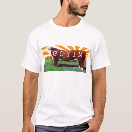 Goyim of Goy T-Shirt Teeshirt (Voorkant)