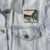 Goyu: Waitresses — Travellers Vierkante Button 5,1 Cm (In situ)