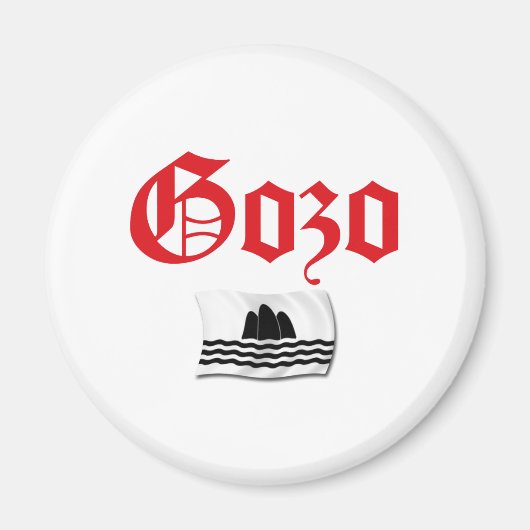 Gozo Vlag Magneet (Voorkant)