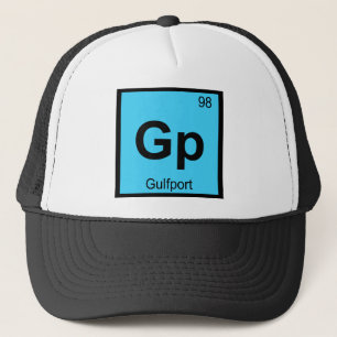 Gp - Gulfport Mississippi Scheikunde Periodiek Sys Trucker Pet