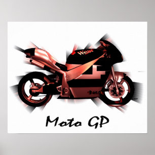 GP-Poster van Moto Poster