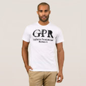 GPR Classyfont White T-shirt (Voorkant volledig)
