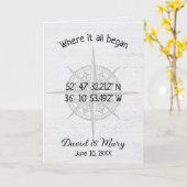 GPS-coördinaten van Jubileum Compass Kaart (Gele Bloem)