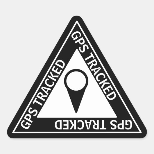GPS-driehoeksschakelaars Driehoek Sticker (Voorkant)