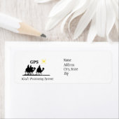 GPS Étiquettes de adresse du système de positionne (En situation)