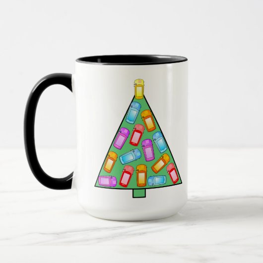 GPS Geocaching kerstboom Mok (Links)