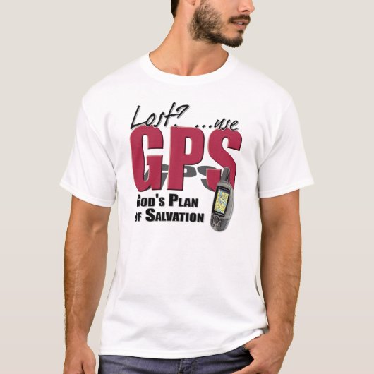 GPS : Le plan de Dieu du T-shirt de salut (Devant)