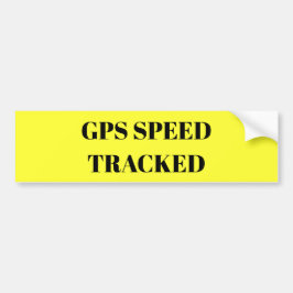 GPS Speed Tracking sticker