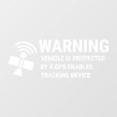 GPS-tracking bord Raamsticker (Vel)