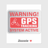 GPS-trackingsignalering Sticker (Vel)