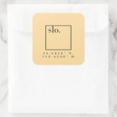 GPS VIERKANTE STICKER (Tas)